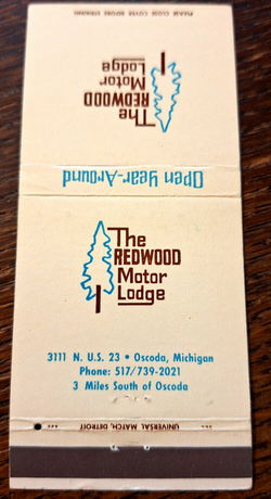 Rodeway Inn (Camp INN Lodge, Redwood Motor Lodge) - Matchbook